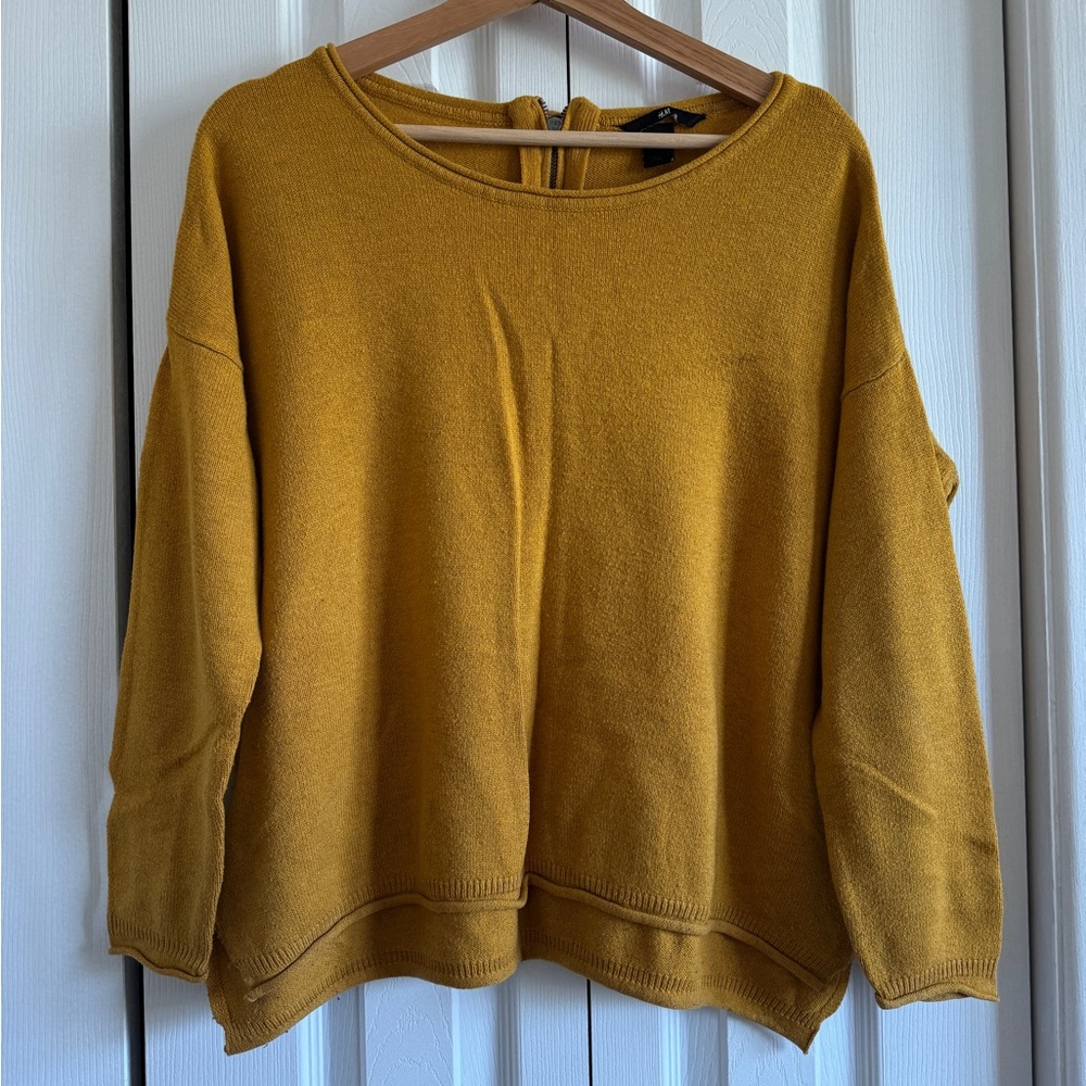 Mustard Yellow Sweater from h&m